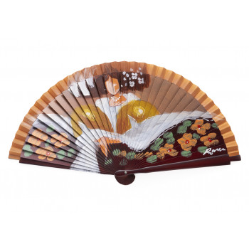 Abanico Menina Ocre Mini