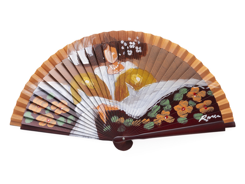 Abanico Menina Ocre Mini