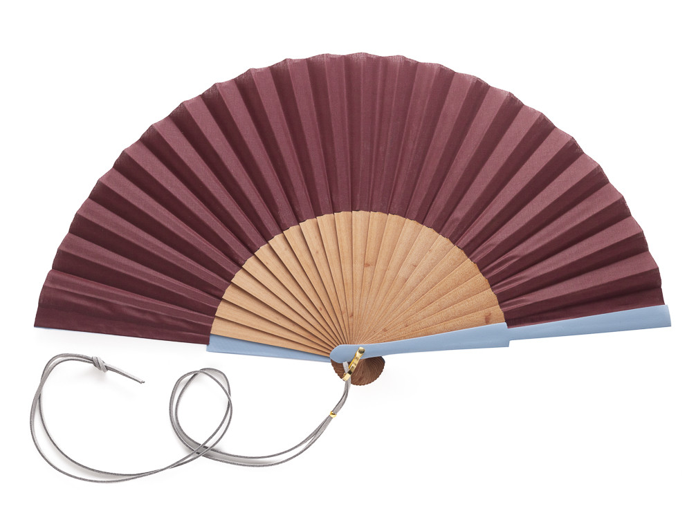 Abanico Bicolor Granate