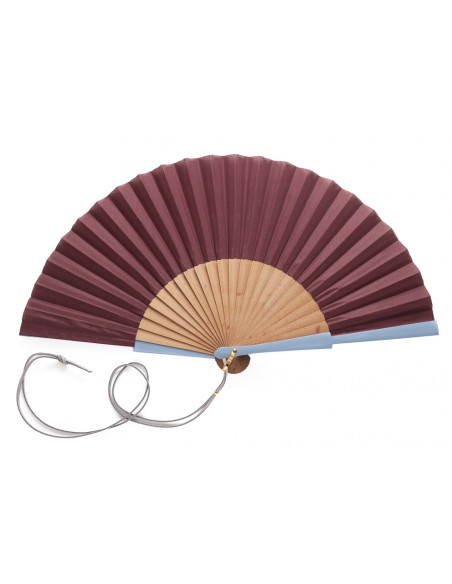Abanico Bicolor Granate