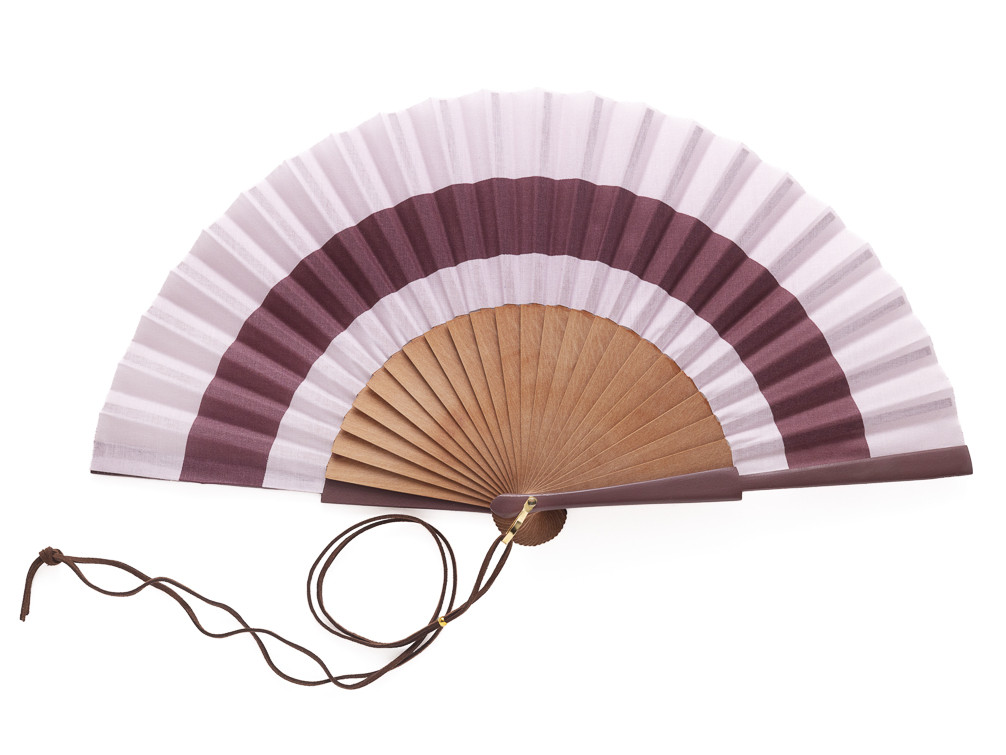 Abanico Malva Dos Tonos