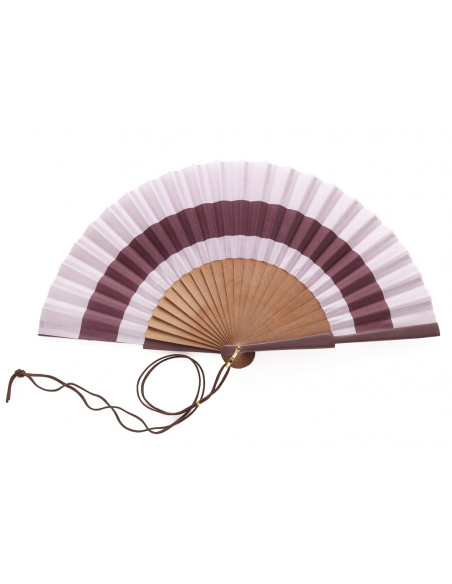 Abanico Malva Dos Tonos