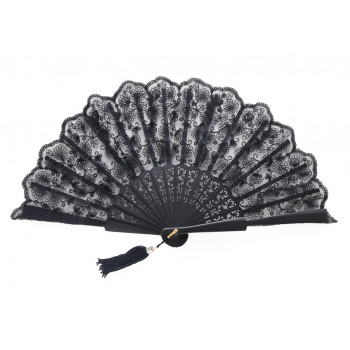 Abanico Encaje Lámina