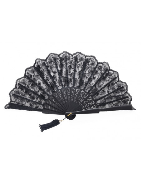 Abanico Encaje Lámina