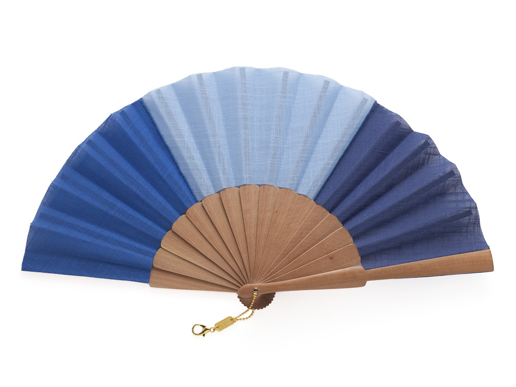 Abanico Tricolor Azul