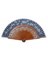 Abanico Margaritas Azul