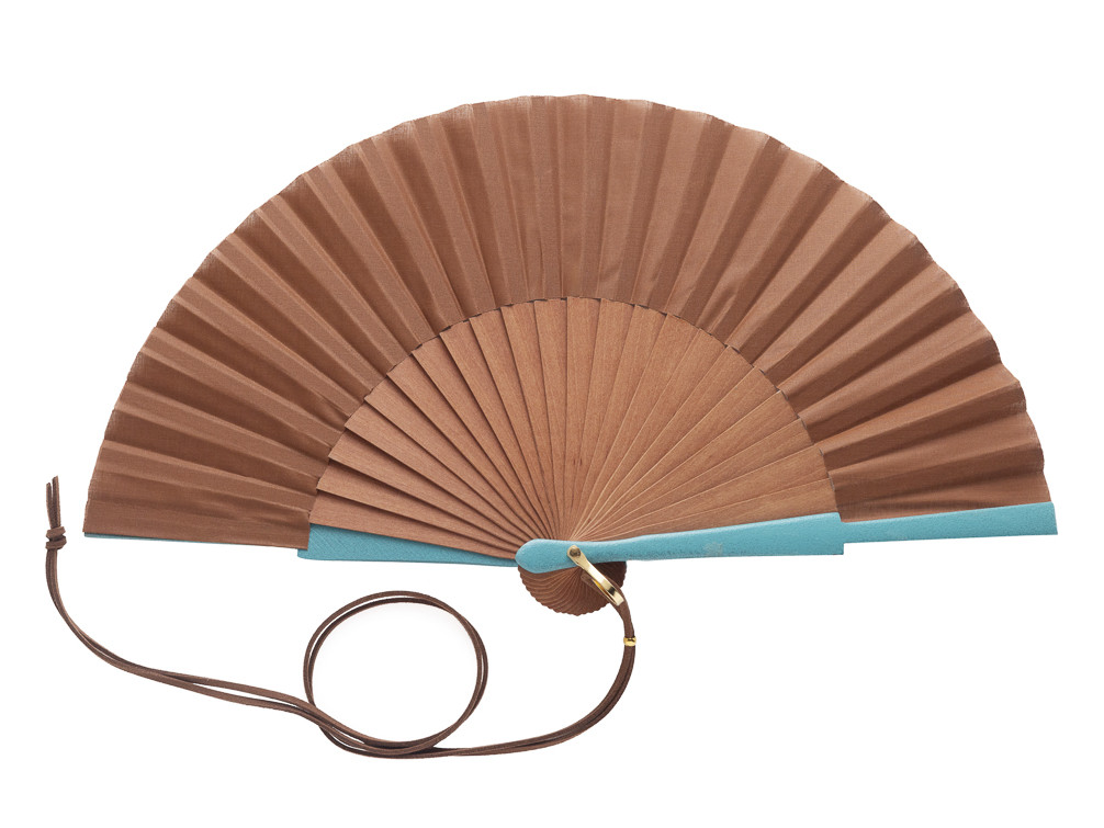 Abanico Bicolor Café Mini