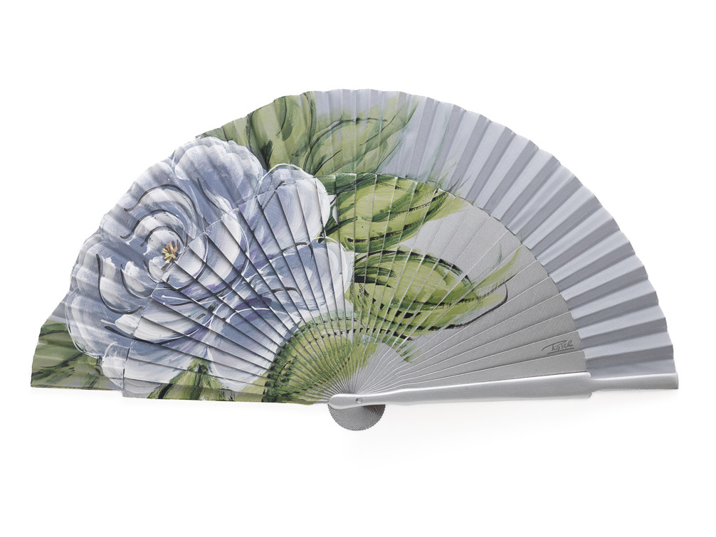 Abanico Estrella Plateado