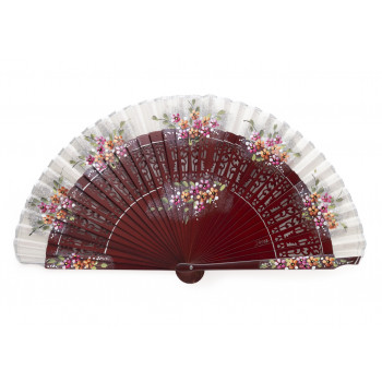 Abanico Sapán Úbeda Caoba