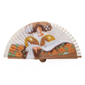 Abanico Menina Blanco Mini