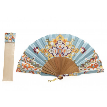 Abanico Batik Cielo