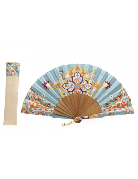 Abanico Batik Cielo