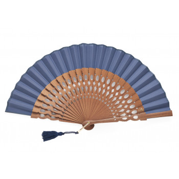 Abanico Ceremonia Azul Marino