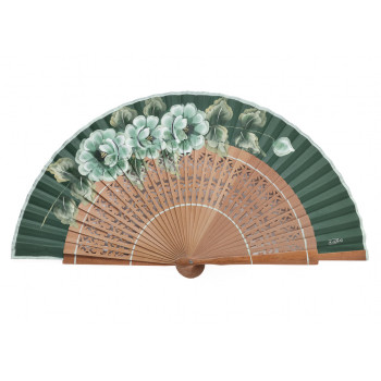 Abanico Floral Verde