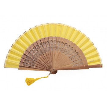 Abanico Liso Abedul Amarillo