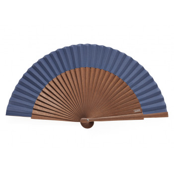 Abanico Benasque Azul Mini