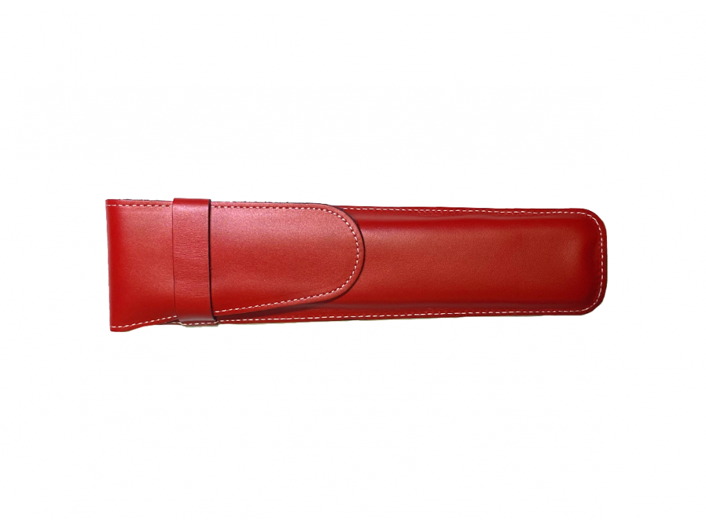 Funda Piel 21cm Carmesí