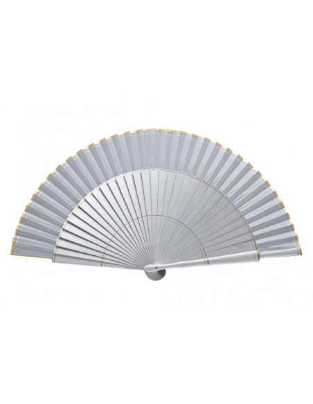 Abanico Inazares Plata