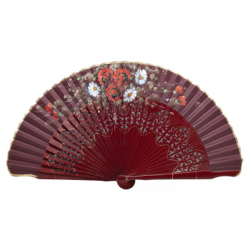 Abanico Alcazarén Rojo