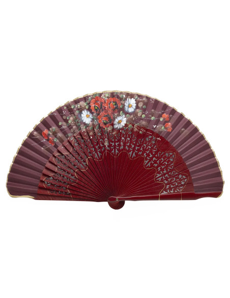 Abanico Alcazarén Rojo