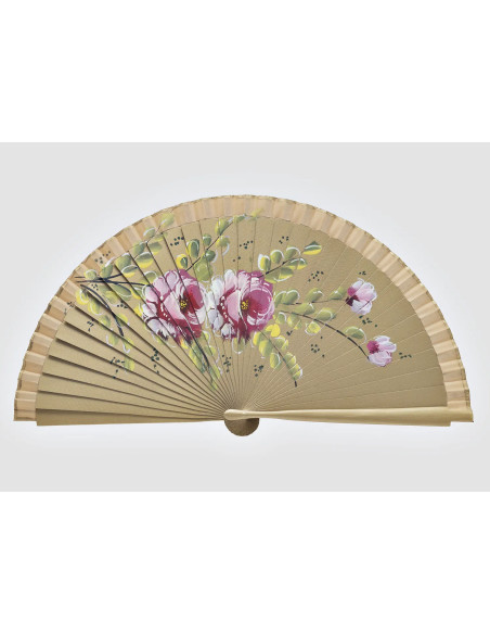 Abanico Begoñas Dorado
