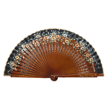 Abanico Margaritas Avellana