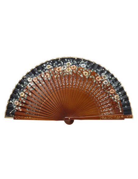 Abanico Margaritas Avellana