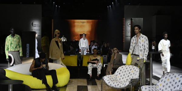 Abanicos Madrid en la Mercedes-Benz Fashion Week Madrid con ERROZ